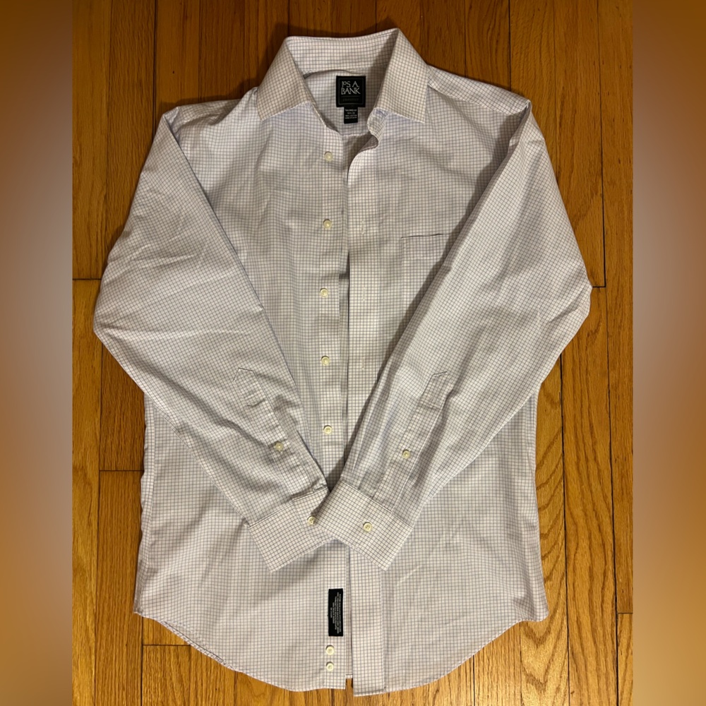 JoS. A. Bank - Men's Collared Shirt - Long Sleeve - Medium